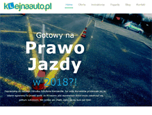 Tablet Screenshot of klejnaauto.pl